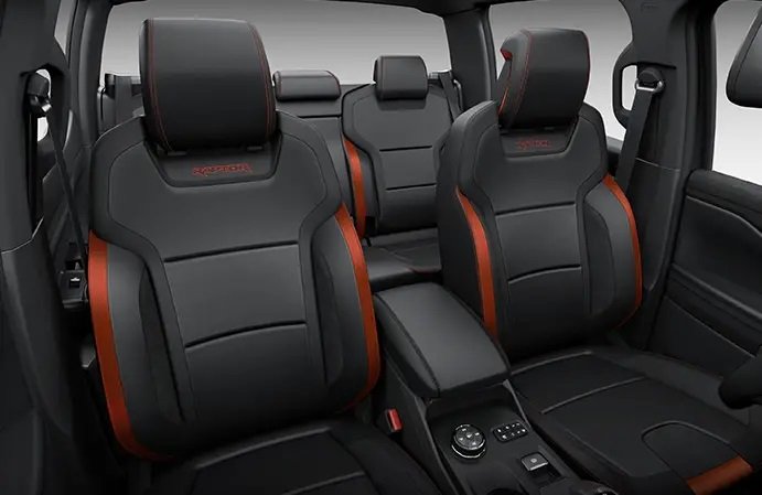 Front and Rear Performance Seats